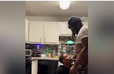 Casanova Eats Kyle Dick In The Kitchen And Gets Cum On His Face