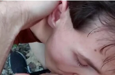 Public Cruising Pee-walk Ends Up With A Married Dick In Young Twink Mouth And Extreme Cumload