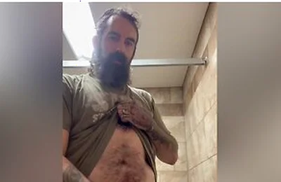 Jacking Off In Home Depot Bathroom: Stepdaddy Needed To Unload And Came All Over The Stall