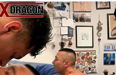 Slutty Bottom Bobo Chow Arches His Back For Kemono Dragons Rough Pounding - Damian Dragon