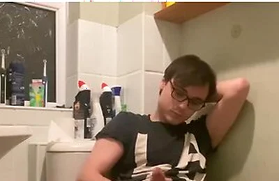 60fps 19 Year Cute Nerd With Huge 8 Cock Cums All Over Himself