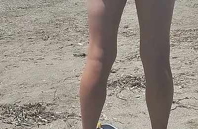 I Love Being on the Beach in Thong and Being Seen