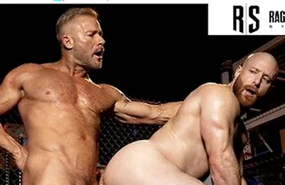 Raging Stepdaddy Rumble - Greg Dixxon & Brody Meyers Rough Bareback Slam In Abandoned Warehouse