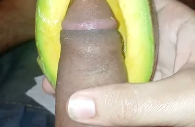 Picking an Avocado with Great Pleasure Until I Ejaculate.