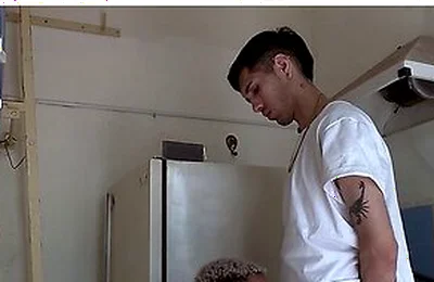 Latino Amateur Loan Eliezer Trades A Freebie For Niall Nicos Uncut Cock