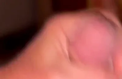 Having a Wank in Bed with My Cut Penis