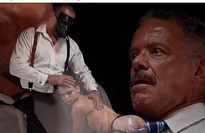 Master Scott And Master Aries Spit Roast Boy James Blond