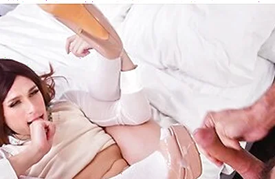 Hung Manuel Skye Destroys Femboy Shae Reynolds Ass & Ruins His High Heels With Cum