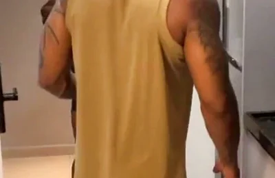 Receiving My Gym Buddy at My Apartment