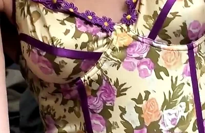 Crossdresser Michelle Dancing Around Having Fun Fantizing About Wife & Me Fucking & Big Cock