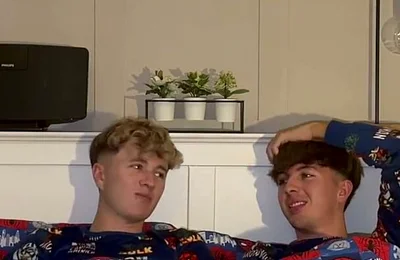 Twink Couple Fuck in Bed, Then Solo Cumshots