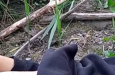 Cock Exposed Through the Pants Fly This Cute Gay Boy Humping Precuming Cumming Cleaning Sperm on His Dick Outdoors Is Jon Arteen