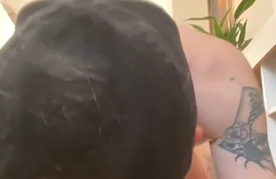 Twink Playing with His Ass in Strapless Jockstrap