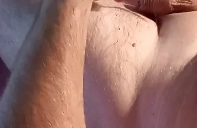 The Vibrator Squeezes All the Cum Out of My White Dick, I Moan Loudly and Cum!