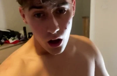 Quick Clip of Kyle Taking a 9 Inch Toy to Get Him Ready for a Good Fuck! Who Wants to See Him Take a Big Dick?