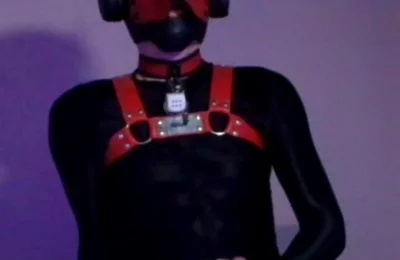 Remote Controlled Puppy Whimpers While Jerking off