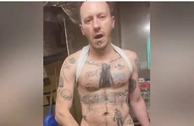 Beermunkie Hot White Trash Smoker Jerks His Big Cock While Smoking