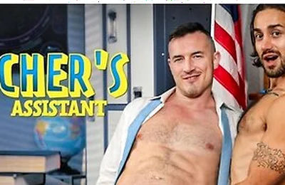 Teachers Pet Turned Lover - Twink Noah Asli Seduces Ex Hunk Teacher Derek Kage