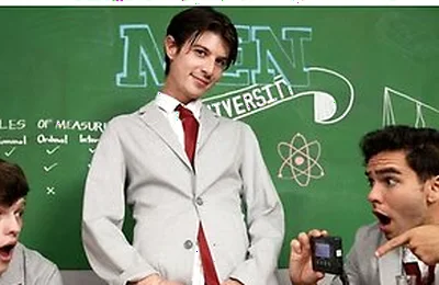 Jake Preston, Joey Mills And Damian Night In College Class Turns Into A Dick-measuring Contest And Then A Hot Group Sex