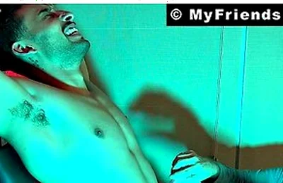Bound Luca R Laughs Hard While Being Tickled By A Horny Stepdaddy