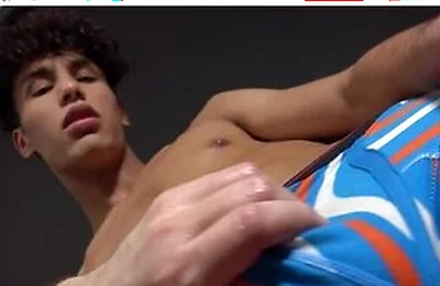 Cute Boy Fucks Strangers Hand Wiht Big Cock