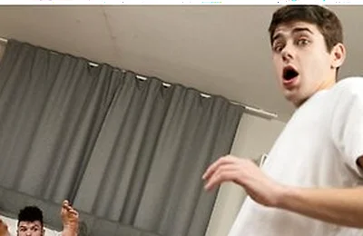 Hatler Gurius Slides His Long Cock In His Own Hole As Joey Mills Pounds Him In Doggystyle
