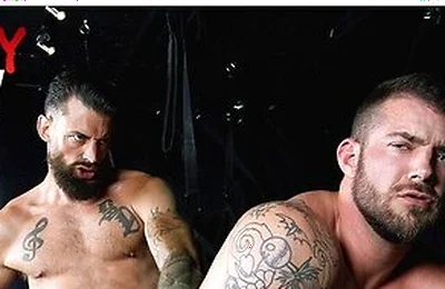 Hunk Tryp Bates Takes Alpha Wolfes Raw Cock Inside His Ass