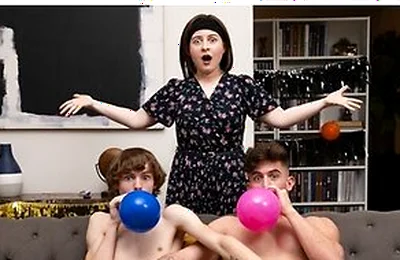 Spikey Dee Cant Blow Any Balloons So Trevor Brooks Shows Him How To Blow Like A Pro