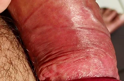 Man Massaging His Dick