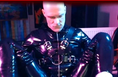 Playful Gay Rubberdrone