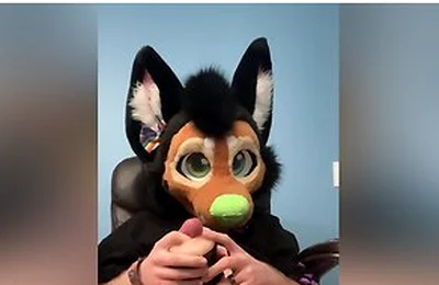 Furry Pumps Cock & Fucks A Toy Pussy