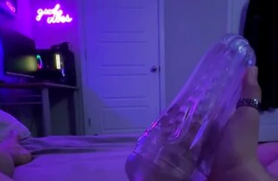 Testing Out My Brand New Toy *loud Moaning And Huge Cumshot