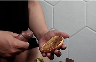 Fuck A Big Mac And Cum On Food To Eat