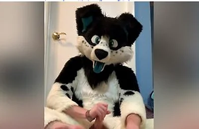 Furry Shows Off Feet & Fucks A Plushie