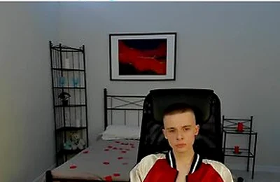 Blonde Twink Gay Masturbate With Big Dick Fuck Soo Hard
