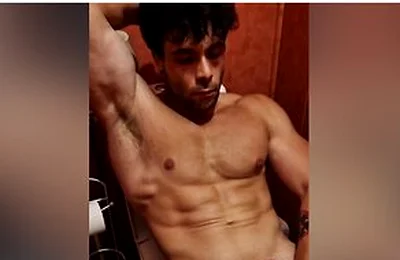 Pov - You Catch Me Jerking Off In The Toilet Until I Cum On My Chest