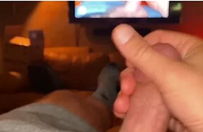 Verbal Hairy Stepdaddy Bates In Bed - While Watching Himself