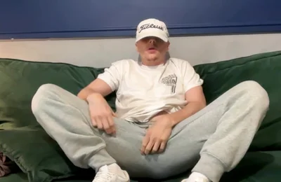 Brit Lad Wank Masturbation Solo