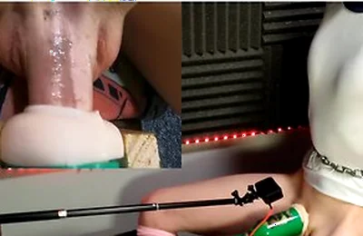 Femboy Struggles As They Get Pounded By Milking Machine!