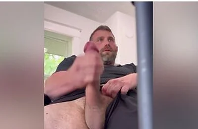 Big Cock Jerking Off At Home