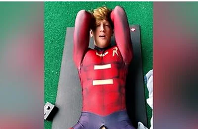 Halloween Costume Twink Super Hero Cosplay Porn Compilation