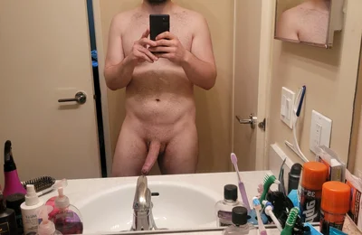 Hot Cumshot Top View