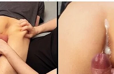 Cumming On My Boyfriends Virgin Hole