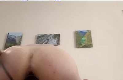 Anal Hole Stretching With Inflatable Toy