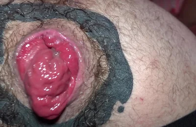 Cum Outside the Door and Window on a Rainy Day