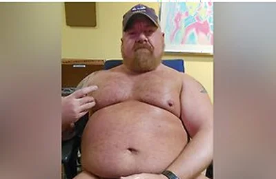 Stroking Thick Bear Cock