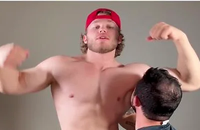 Muscle Stud Makes Boy Sniff Pits