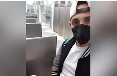 Jacking Off And Cumming With My Pants Down To My Ankles At The Chicago Airport Bathroom