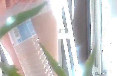 Redhead Boy Tries to Pee in a Bottle Hiding From His Flatmate. Caught, It Ends up in Watersports and a Blowjob Tease