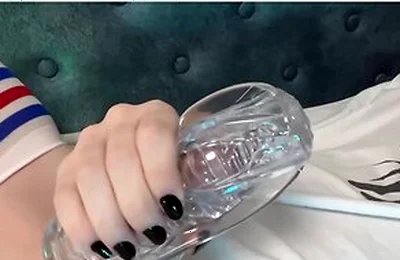 Cute Femboy Plays With A Fleshlight